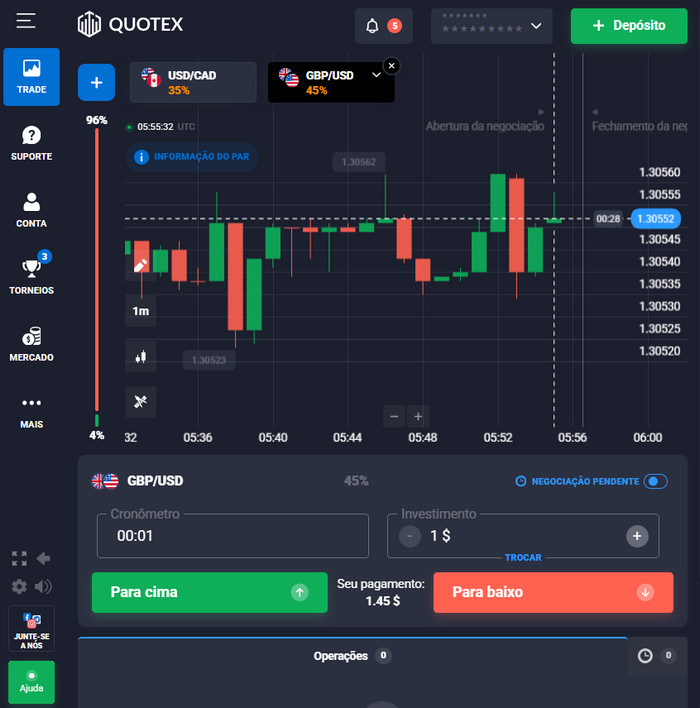 quotex demo trade, quotex broker demo