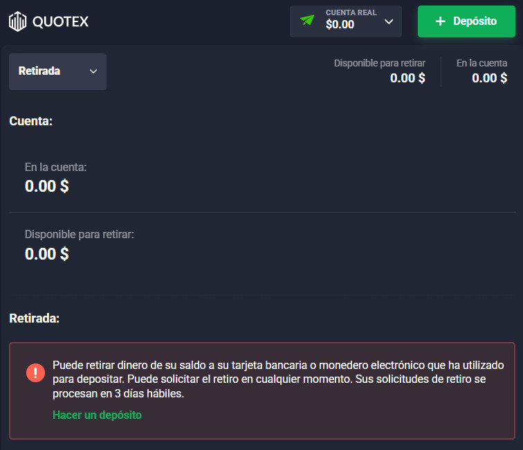 quotex paga em quanto tempo